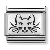 Nomination Composable Classic Link 330109/05 Cat in 925 Silver